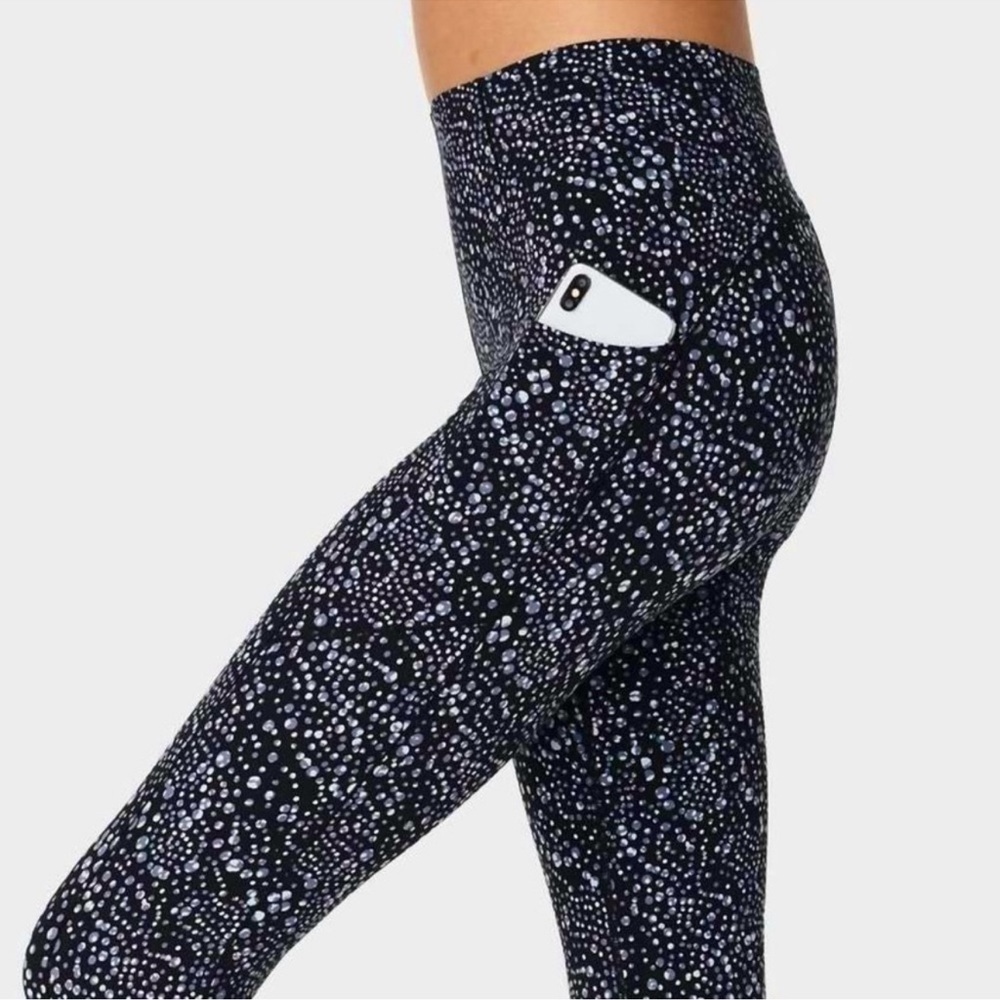 SWEATY BETTY POWER HIGH WAIST FULL LENGTH WORK OUT LEGGINGS - Picture 2 of 10